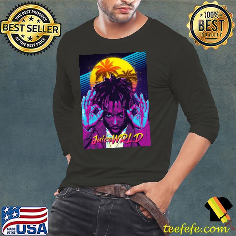 Purple Light Retro Juice WRLD s Long Sleeve Tee Purple Light Retro Juice WRLD s Long Sleeve Tee