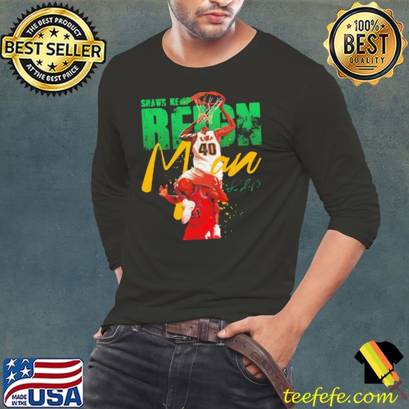Retro Supersonics Shawn Kemp Dunk shirt Retro Supersonics Shawn Kemp Dunk shirt