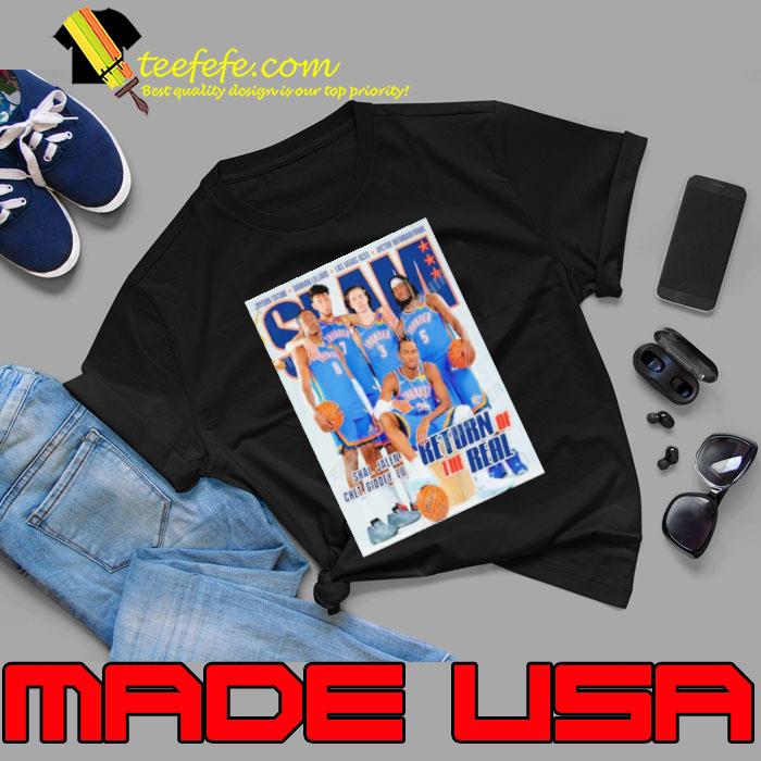 Return Of The Real OKC Thunder SLAM 247 Poster s Unisex Return Of The Real OKC Thunder SLAM 247 Poster s Unisex