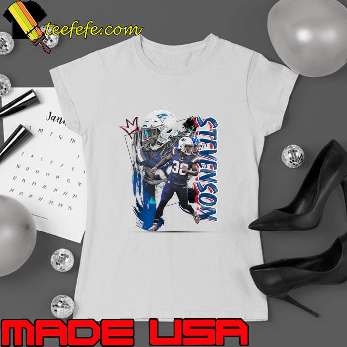 Rhamondre Stevenson American football running back for the New England Patriots NFL T-Shirt Ladies tee Rhamondre Stevenson American football running back for the New England Patriots NFL T-Shirt Ladies tee