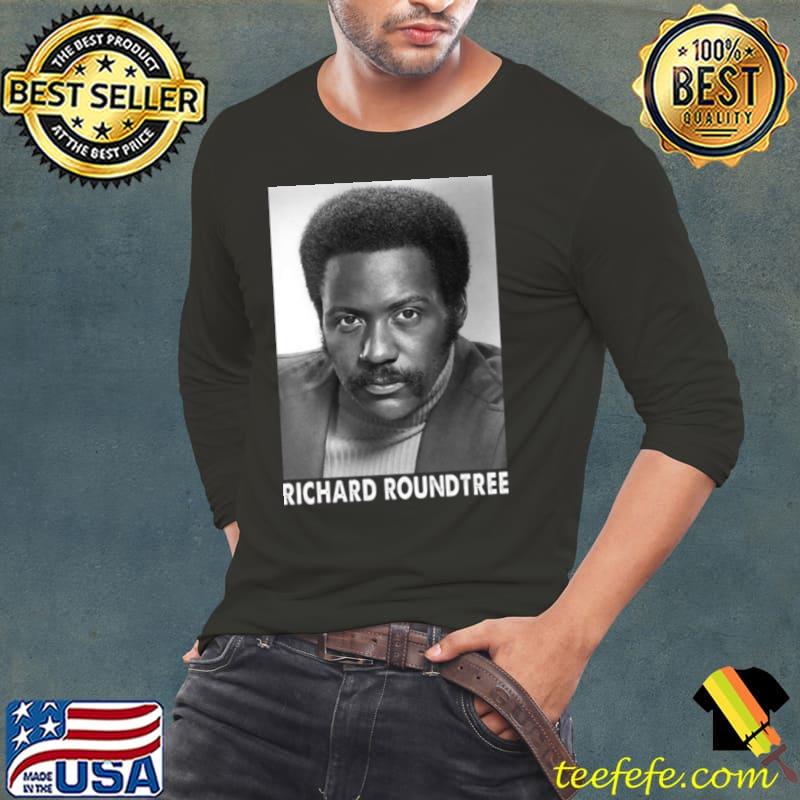 Richard Roundtree Black And White s Long Sleeve Tee Richard Roundtree Black And White s Long Sleeve Tee