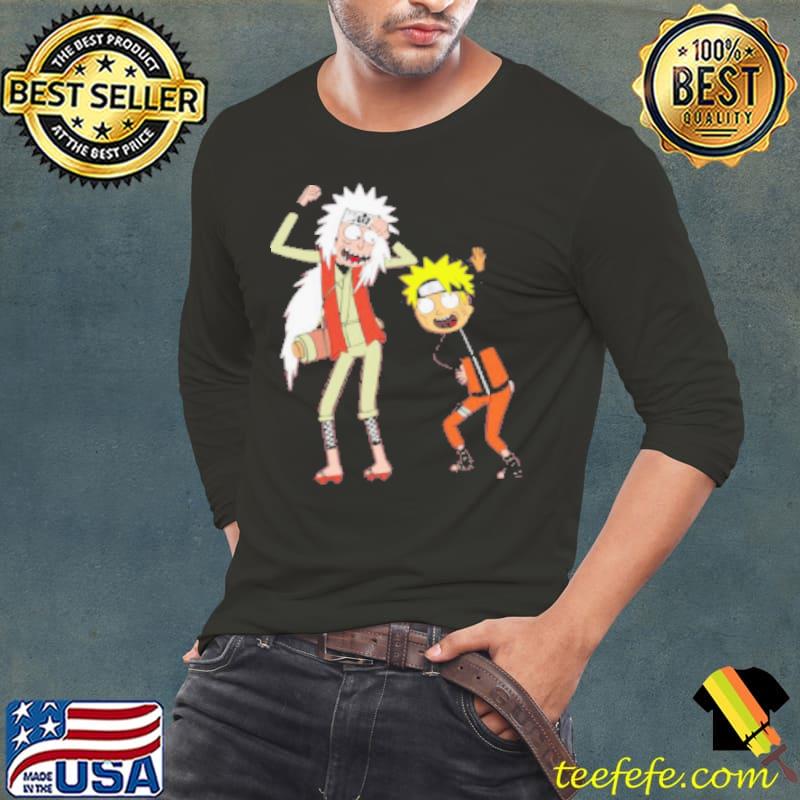Rick And Morty Naruto And Jiraiya Mashup Shirt Long Sleeve Tee Rick And Morty Naruto And Jiraiya Mashup Shirt Long Sleeve Tee