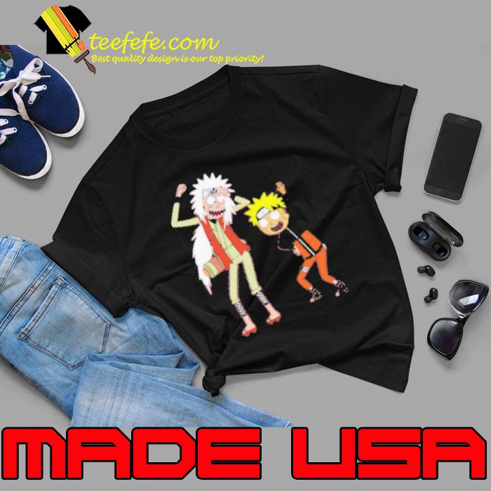 Rick And Morty Naruto And Jiraiya Mashup Shirt Unisex Rick And Morty Naruto And Jiraiya Mashup Shirt Unisex