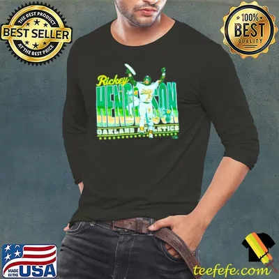 Rickey Henderson Oakland Athletics shirt