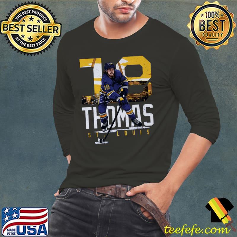 Robert Thomas St. Louis Landmark Canadian professional ice hockey centre T-Shirt Long Sleeve Tee Robert Thomas St. Louis Landmark Canadian professional ice hockey centre T-Shirt Long Sleeve Tee