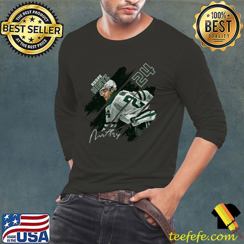 Roope Hintz Dallas Stripes Signature Finnish professional ice hockey forward T-Shirt Long Sleeve Tee Roope Hintz Dallas Stripes Signature Finnish professional ice hockey forward T-Shirt Long Sleeve Tee
