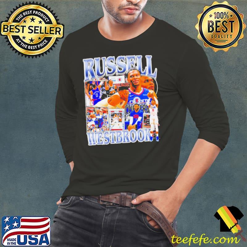 Russell Westbrook Angeles Clippers s Long Sleeve Tee Russell Westbrook Angeles Clippers s Long Sleeve Tee