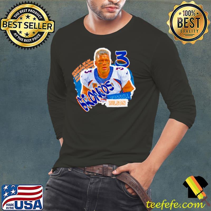 Russell Wilson football Paper Poster Broncos shirt Russell Wilson football Paper Poster Broncos shirt