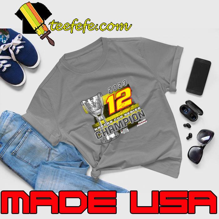 Ryan Blaney NASCAR Cup Series Champion Trophy T-Shirt Unisex Ryan Blaney NASCAR Cup Series Champion Trophy T-Shirt Unisex