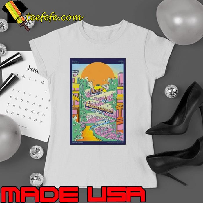 San Francisco, CA November 1, 2023 Kings Of Convenience Tour poster s Ladies tee San Francisco, CA November 1, 2023 Kings Of Convenience Tour poster s Ladies tee
