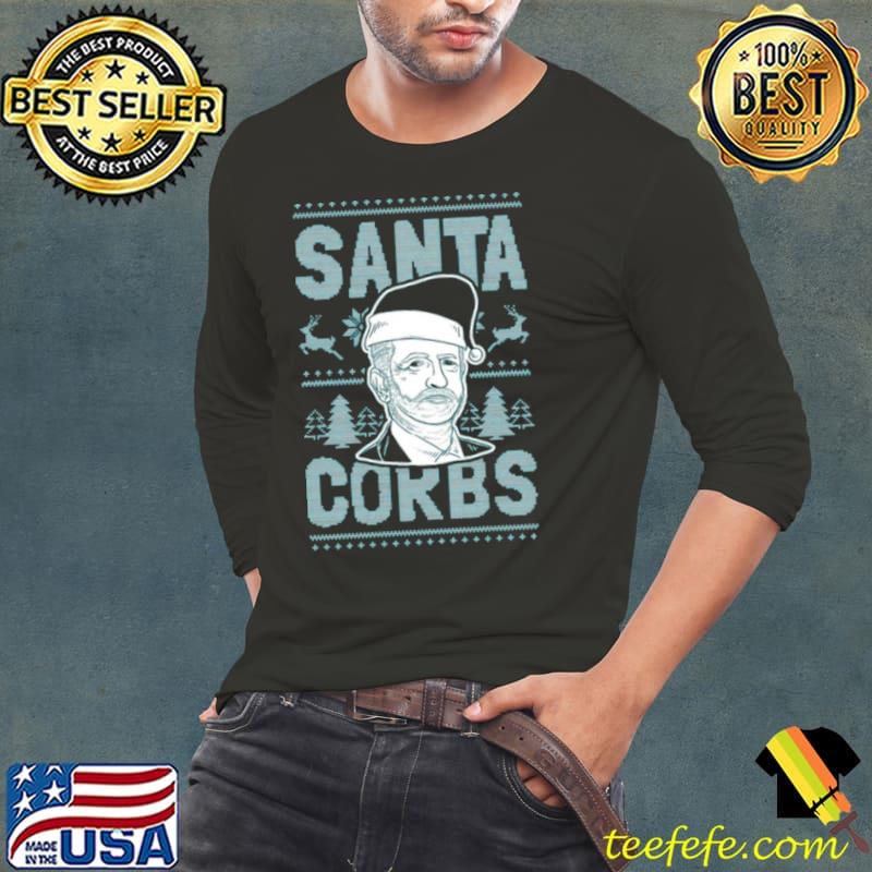 Santa Corbs Christmas s Long Sleeve Tee Santa Corbs Christmas s Long Sleeve Tee