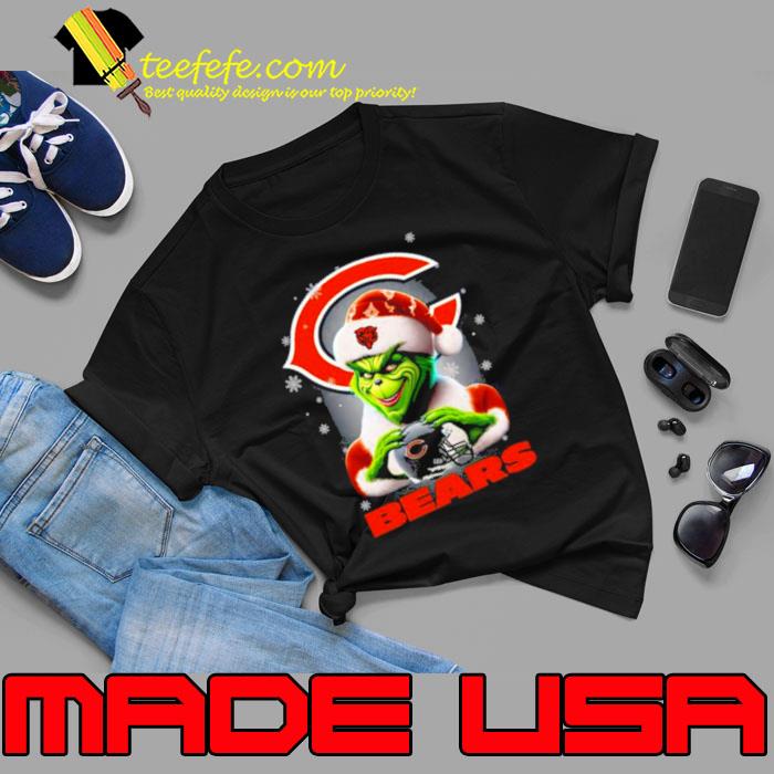 Santa Grinch Love Chicago Bears Merry Christmas s Unisex Santa Grinch Love Chicago Bears Merry Christmas s Unisex