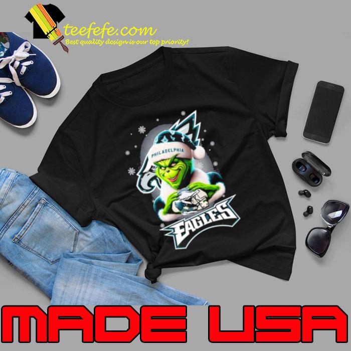 Santa Grinch Love Philadelphia Eagles Merry Christmas s Unisex Santa Grinch Love Philadelphia Eagles Merry Christmas s Unisex