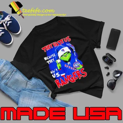 Santa Grinch they hate us because they ain’t us New York Rangers shirt