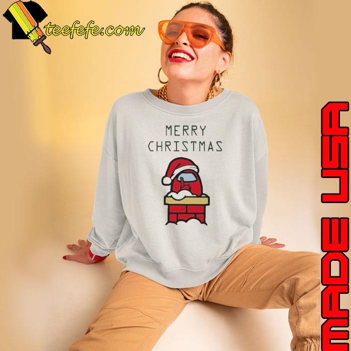 Santa Red Among Us Merry Christmas Shirt Sweatshirt Santa Red Among Us Merry Christmas Shirt Sweatshirt