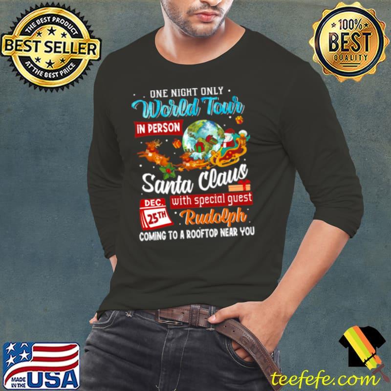 Santa World Tour On 25th Dec Awesome s Long Sleeve Tee Santa World Tour On 25th Dec Awesome s Long Sleeve Tee