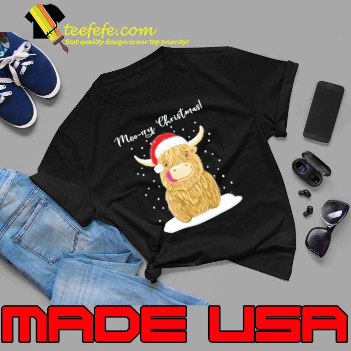 Scottish Highland Cow Moo Rry Christmas Wee Hamish Shirt Unisex Scottish Highland Cow Moo Rry Christmas Wee Hamish Shirt Unisex