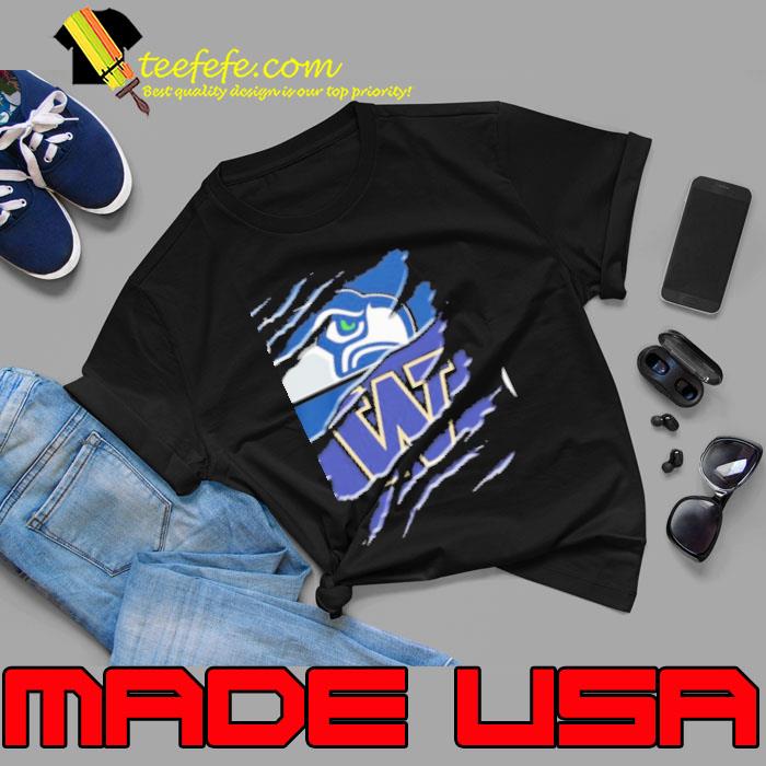 Seattle Seahawks And Washington Huskies Football Shirt Unisex Seattle Seahawks And Washington Huskies Football Shirt Unisex