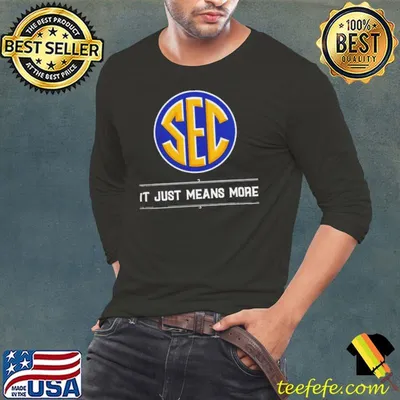SEC It Just Means More 2024 Season Logo Shirt