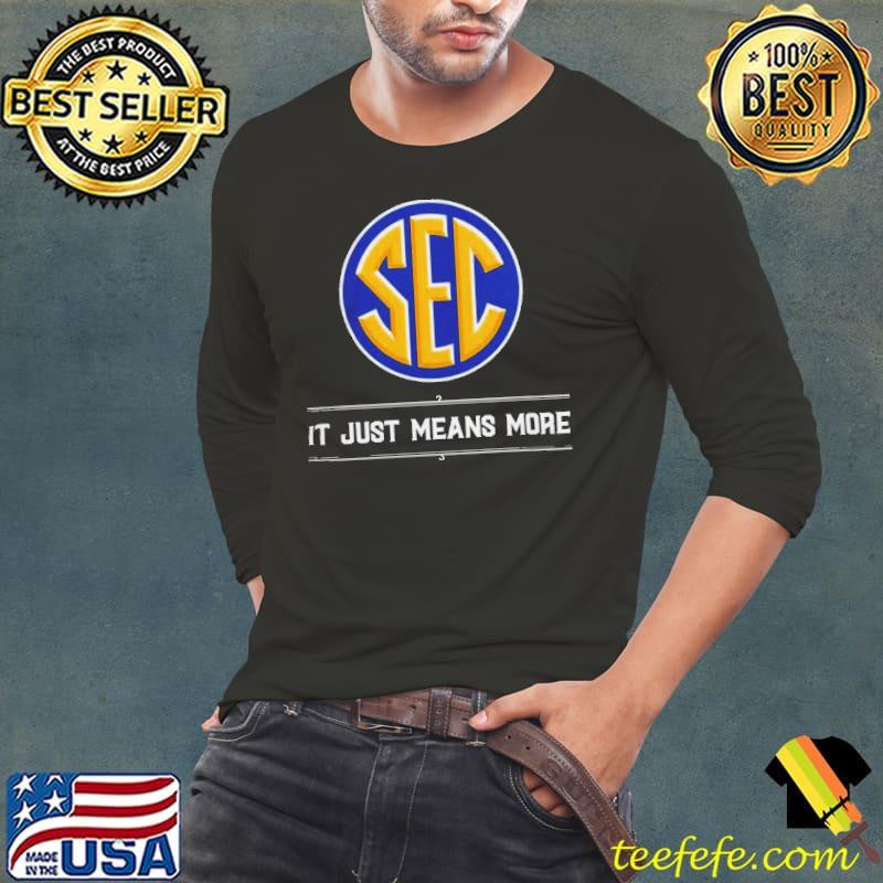 SEC It Just Means More 2024 Season Logo Shirt