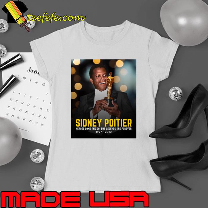 Sidney Poitier Poster s Ladies tee Sidney Poitier Poster s Ladies tee