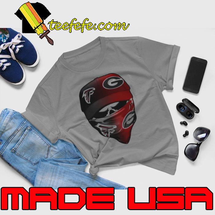 Skull Mask Atlanta Falcons And Green Bay Packers Shirt Unisex Skull Mask Atlanta Falcons And Green Bay Packers Shirt Unisex