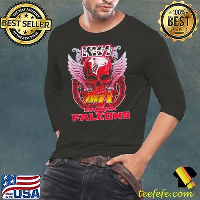 Skull Wings Kiss Atlanta Falcons Shirt
