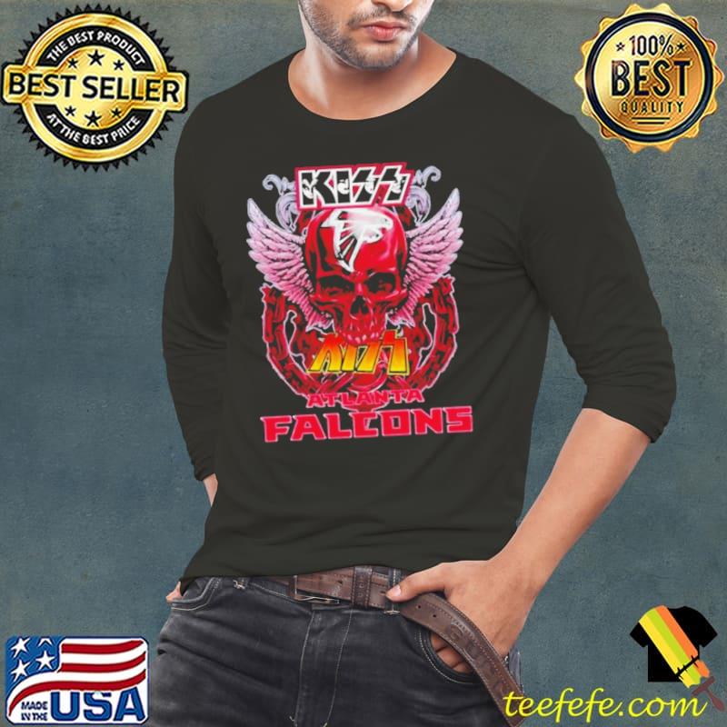 Skull Wings Kiss Atlanta Falcons Shirt
