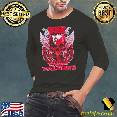 Skull Wings Rush Atlanta Falcons Shirt
