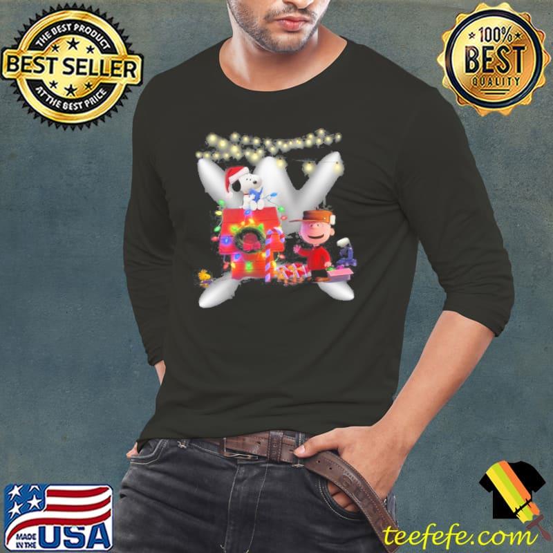 Snoopy Charlie Brown Woodstock Merry Christmas s Long Sleeve Tee Snoopy Charlie Brown Woodstock Merry Christmas s Long Sleeve Tee