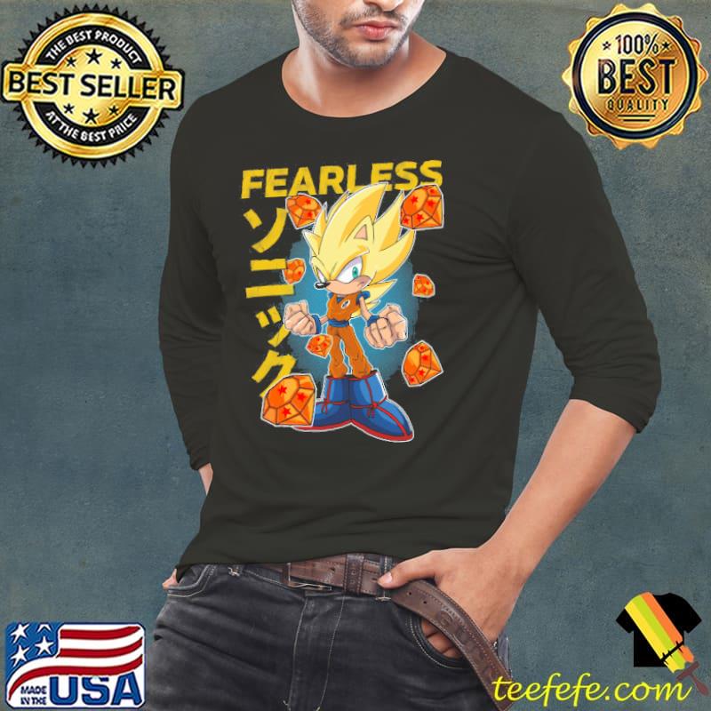 Sonic fearless the warrior hedgehog Shirt Sonic fearless the warrior hedgehog Shirt