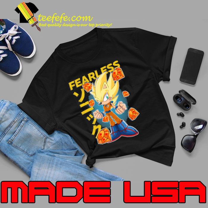 Sonic fearless the warrior hedgehog Shirt Unisex Sonic fearless the warrior hedgehog Shirt Unisex