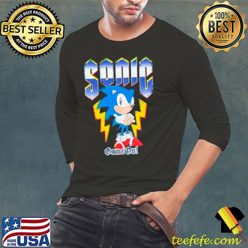 Sonic the hedgehog game on shirt