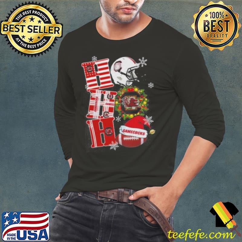 South Carolina Gamecocks Ncaa Ho Ho Ho Christmas Shirt Long Sleeve Tee South Carolina Gamecocks Ncaa Ho Ho Ho Christmas Shirt Long Sleeve Tee