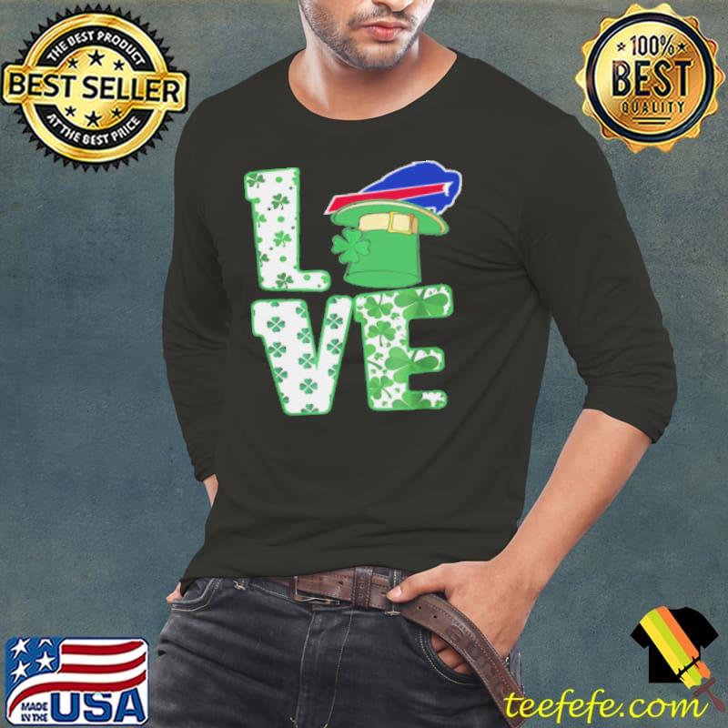 St.Patrick’S Day Football Love Team Buffalo Bill Shirt Long Sleeve Tee St.Patrick’S Day Football Love Team Buffalo Bill Shirt Long Sleeve Tee