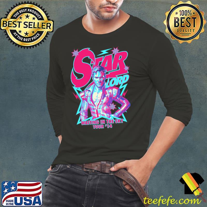 Star Lord Waiting in the sky tour Shirt Long Sleeve Tee Star Lord Waiting in the sky tour Shirt Long Sleeve Tee