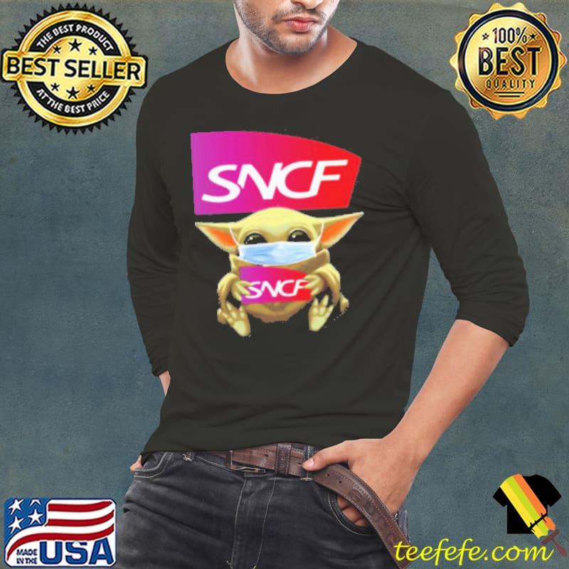 Star Wars Baby Yoda Mask Hug Sncf Shirt Long Sleeve Tee Star Wars Baby Yoda Mask Hug Sncf Shirt Long Sleeve Tee