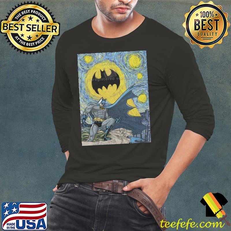 Starry Dark Knight Shirt Long Sleeve Tee Starry Dark Knight Shirt Long Sleeve Tee