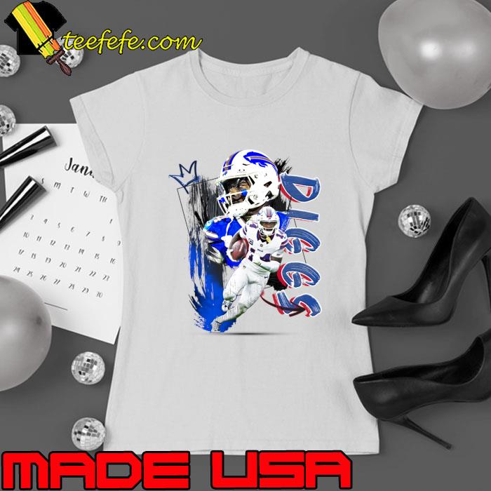 Stefon Diggs American football wide receiver for the Buffalo Bills T-Shirt Ladies tee Stefon Diggs American football wide receiver for the Buffalo Bills T-Shirt Ladies tee