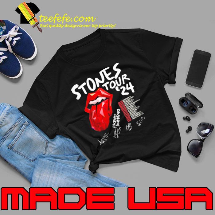 Stones Tour 2024 Hackney Diamonds Signature shirt Stones Tour 2024 Hackney Diamonds Signature shirt