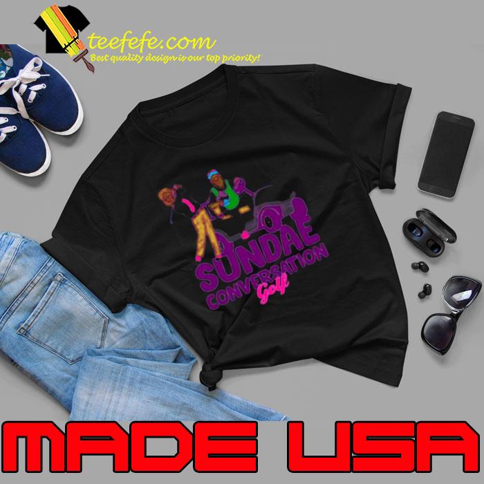 Sundae conversation golf shirt