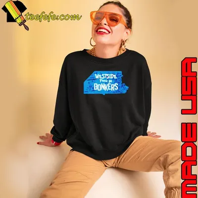Teallabel westside represent Finda go Bonkers shirt