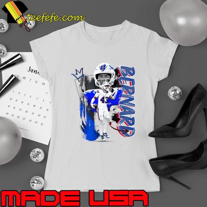 Terrel Bernard American football linebacker for the Buffalo Bills nFL T-Shirt Ladies tee Terrel Bernard American football linebacker for the Buffalo Bills nFL T-Shirt Ladies tee