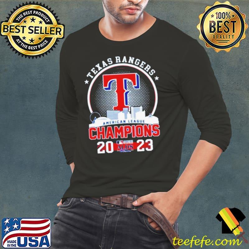 Texas Rangers 2023 Skyline American League Champions Shirt Texas Rangers 2023 Skyline American League Champions Shirt
