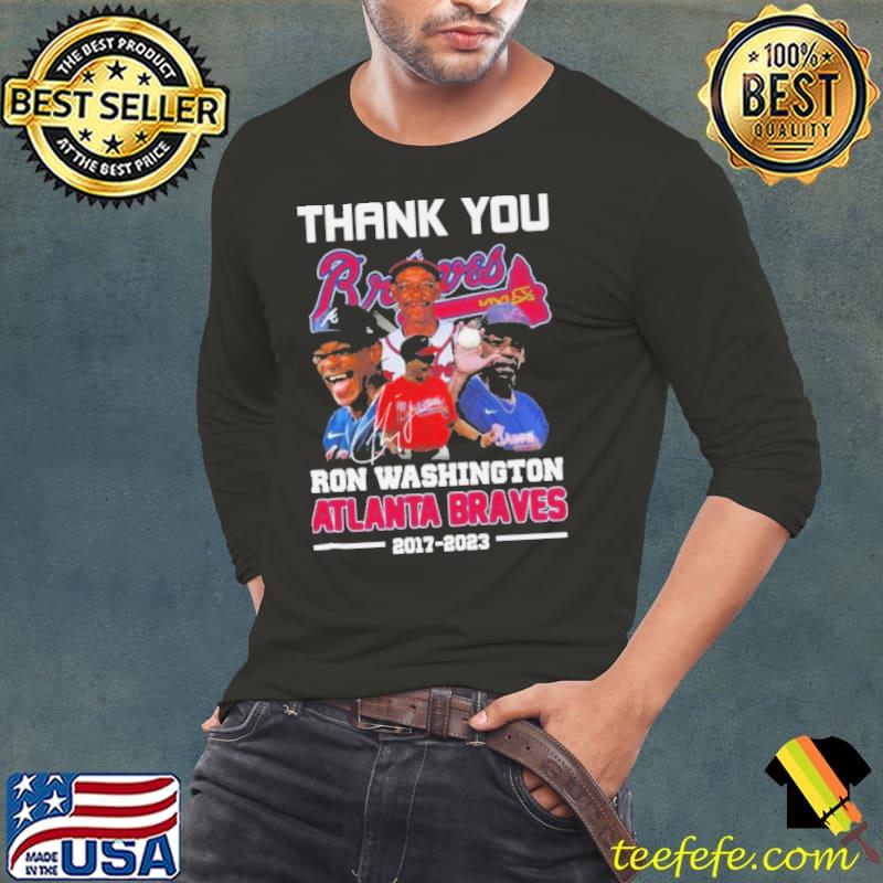 Thank You Ron Washington Atlanta Braves 2017-2023 Signature Shirt Long Sleeve Tee Thank You Ron Washington Atlanta Braves 2017-2023 Signature Shirt Long Sleeve Tee