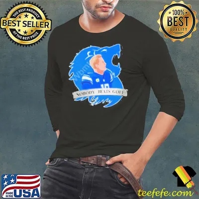 Thats Good Sports Detroit Lions Nobody Beats Goff Shirt