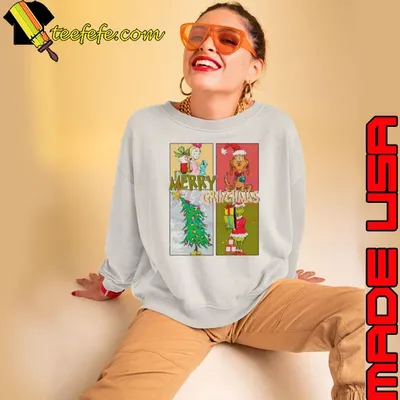 The Grinch merry grinchmas characters vintage shirt