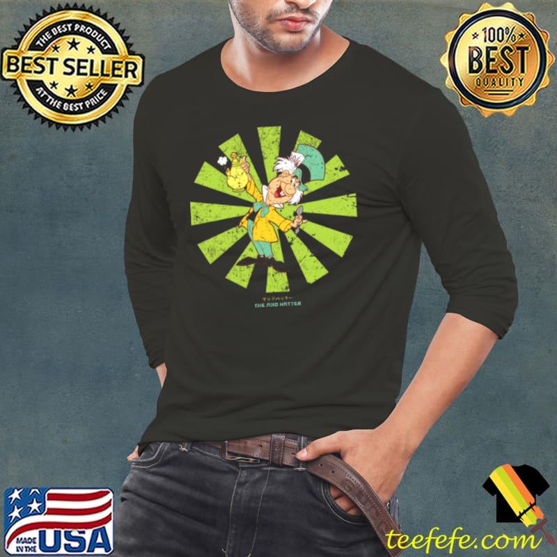 The Mad Hatter Retro Japanese s Long Sleeve Tee The Mad Hatter Retro Japanese s Long Sleeve Tee