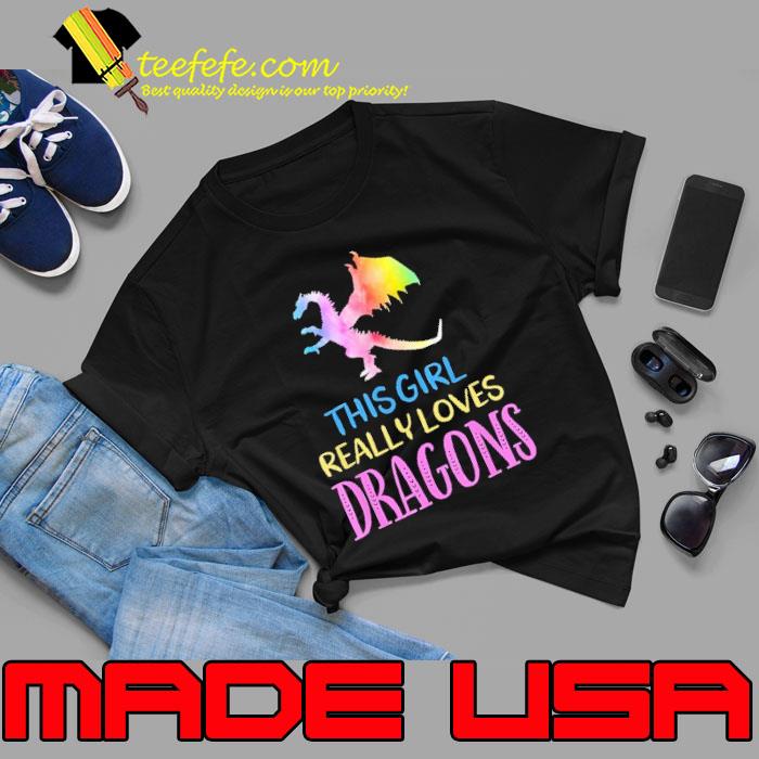 This Girl Loves Dragons Watercolor s Unisex This Girl Loves Dragons Watercolor s Unisex