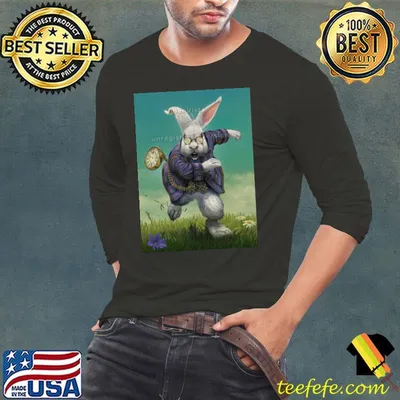 Timepiece White Rabbit Poster Shirt
